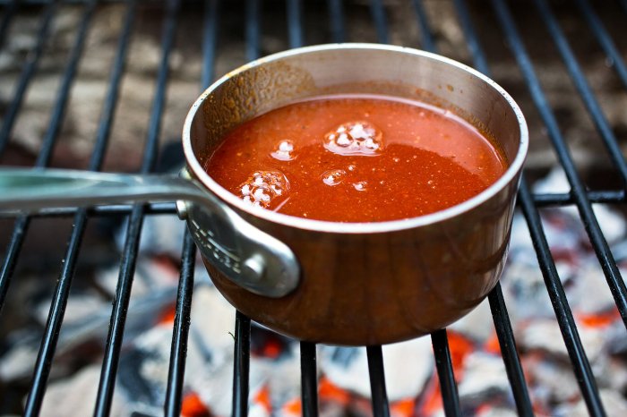 Sauce barbecue bbq homemade recipes spicy sweet tomato thick recipe made easy barbeque based meat jessicagavin basic perfect notes summertime