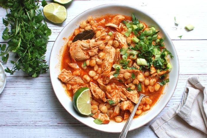 Easy posole recipe with enchilada sauce