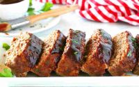 Easy meatloaf recipe with barbecue sauce