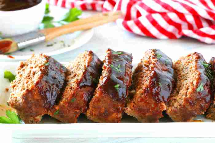 Easy meatloaf recipe with barbecue sauce