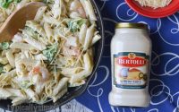 Alfredo chicken pasta bake penne recipe recipes easy sauce cheesy make everydayeasyeats ingredient plate dish