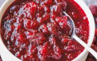 Easy homemade cranberry sauce recipe