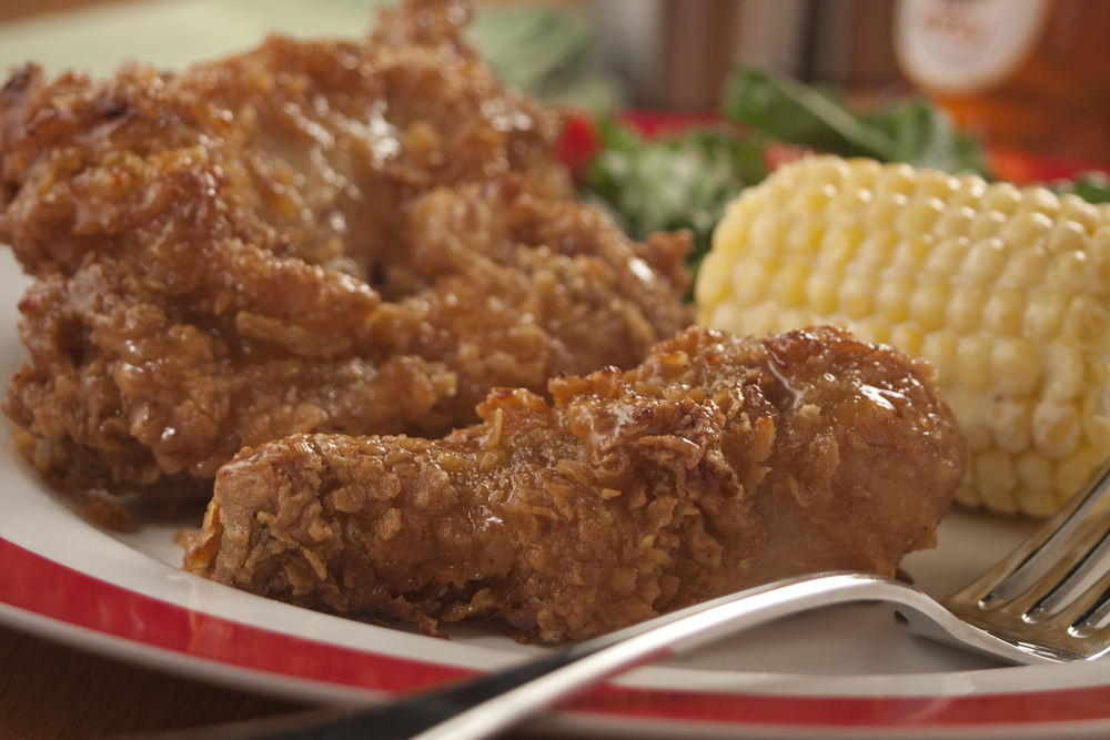 Fried chicken with sauce recipes