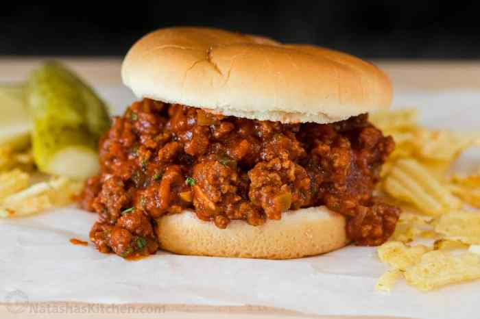 Easy sloppy joe recipe with tomato sauce