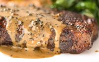 Easy peppercorn sauce recipe for steak