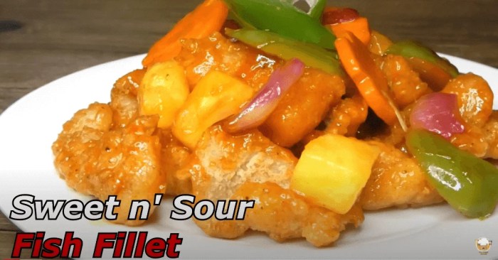 Fish fillet sweet sour sauce recipe