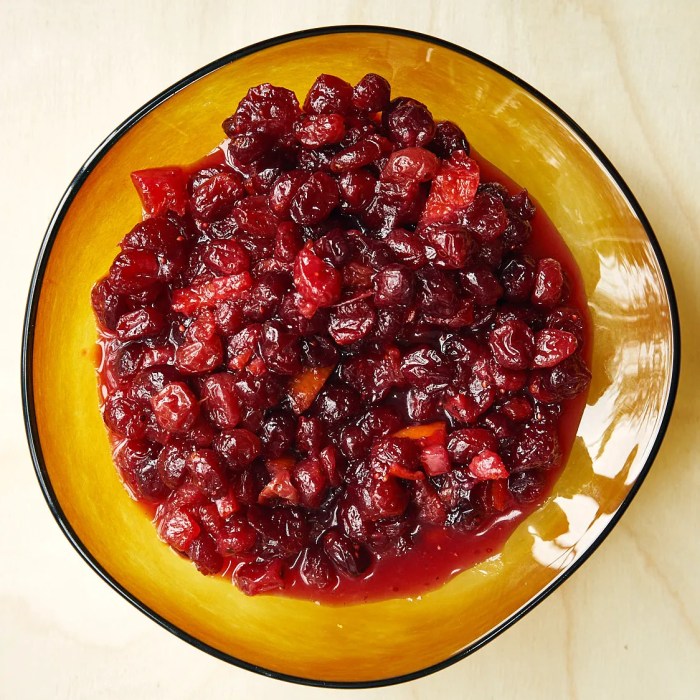 Fresh cranberry sauce with orange recipe