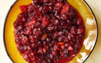 Easy cranberry sauce recipe with orange juice