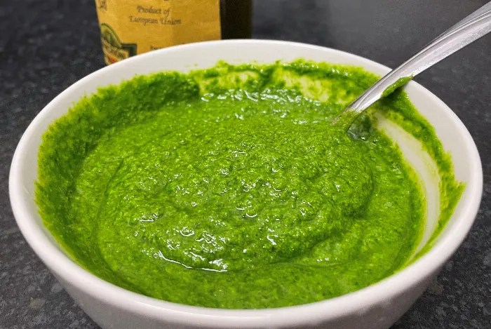 Easy pesto sauce recipe without nuts