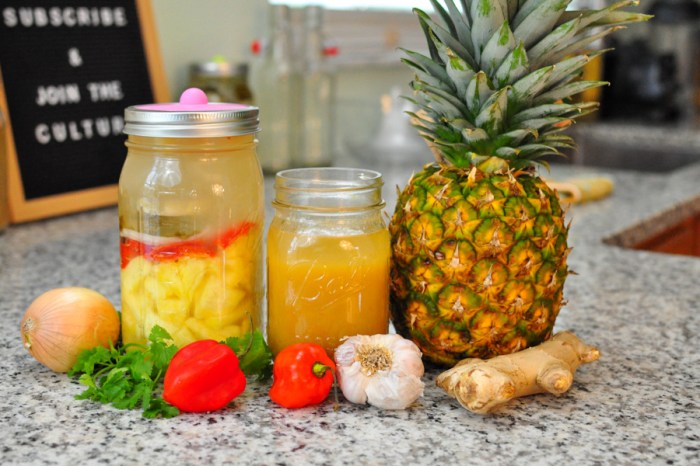 Fermented pineapple habanero hot sauce recipe