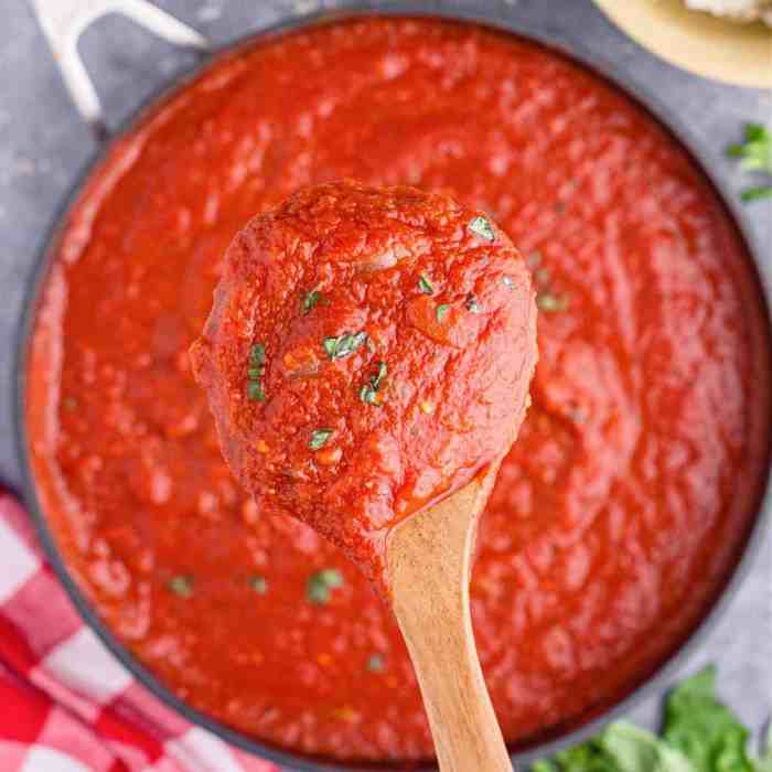 Fresh marinara sauce recipes